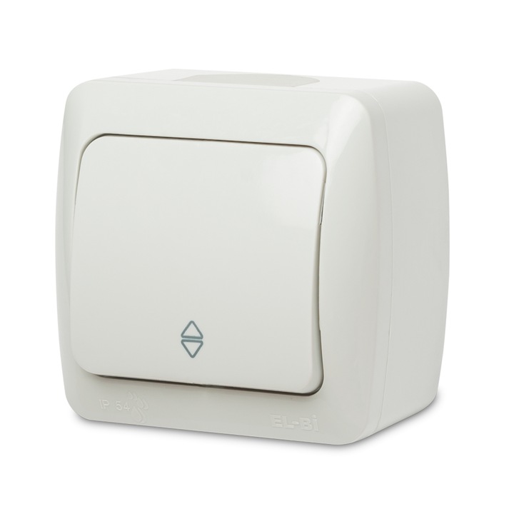 Intrerupator Cap Scara Elbi Eva PT IP54 Alb