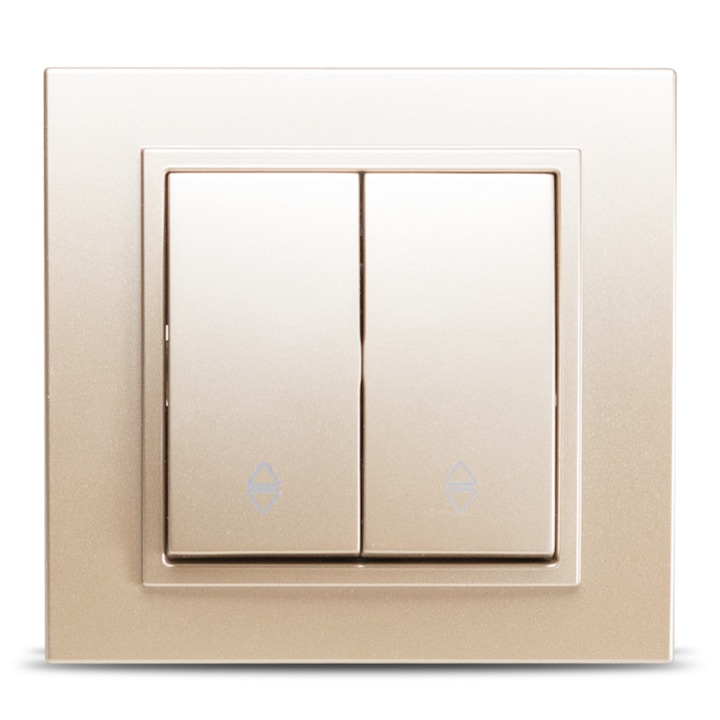 Intrerupator Dublu Cap Scara Elbi Zena ST Titan