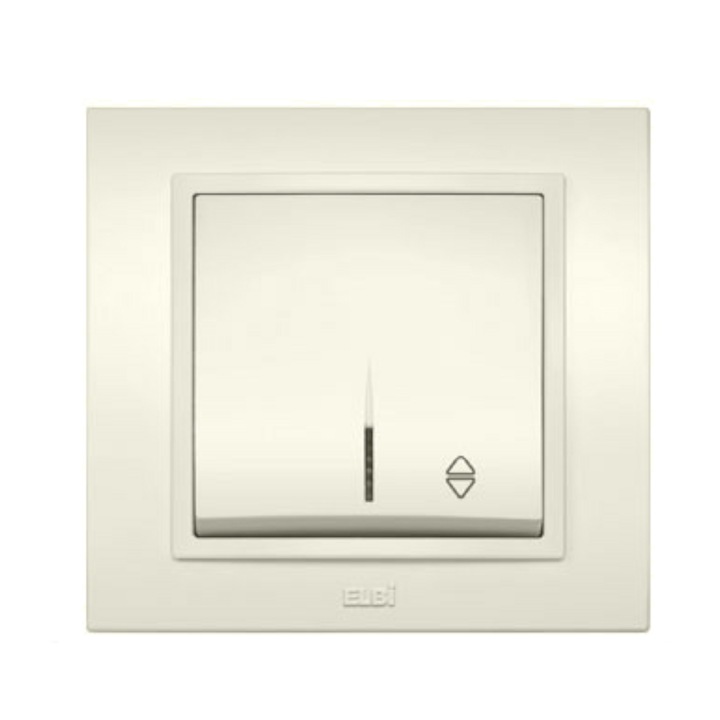 Intrerupator Cap Scara Iluminat Elbi Zena ST Crem