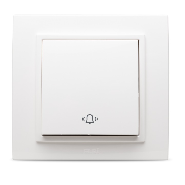 Intrerupator Sonerie Elbi Zena ST Alb