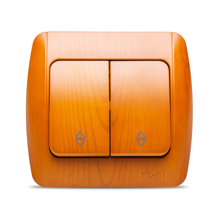 Intrerupator Dublu Cap Scara Elbi Zirve ST Stejar