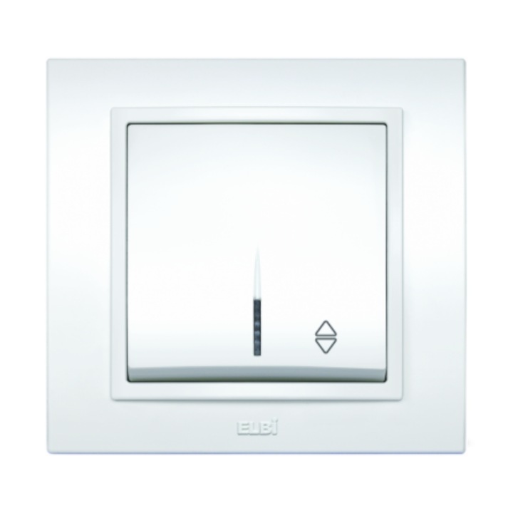 Intrerupator Cap Scara Iluminat Elbi Zena ST Alb