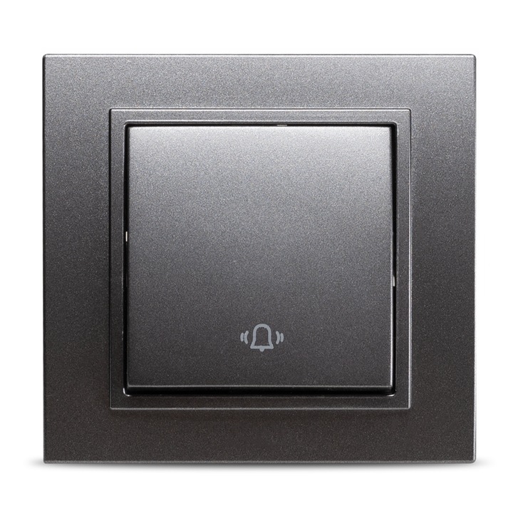 Intrerupator Sonerie Elbi Zena ST Gri Inchis