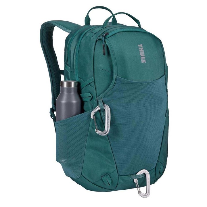 Rucsac THULE Enroute, 26 l, pentrunotebook de max. 15.6 inch, 2 compartimente, buzunar lateral x 2, waterproof, nylon, verde