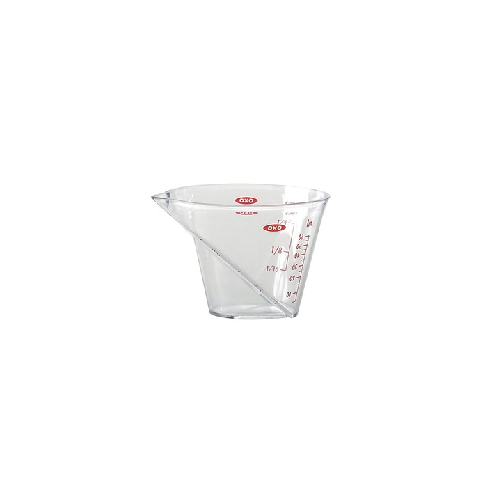 Pahar gradat, Oxo, 60ml, Transparent