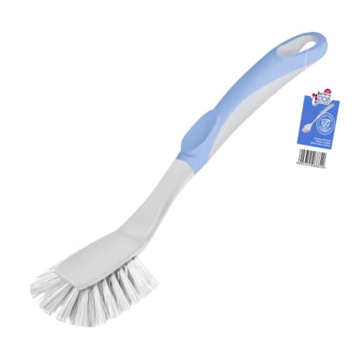 Perie pentru vase, Venus Bacteria Alloy, culoare Gri/Albastru, YSZCZVENUSANBA