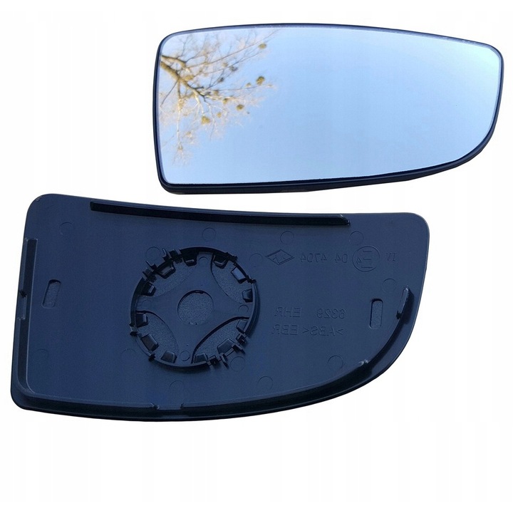 Sticla oglinda, Dreapta, Am Ford Transit 2014-2019, Argintiu/Negru