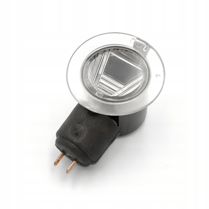 Лампа за огледало, Лява, Съвместима с Citroen C3 Picasso, C4 Picasso, 6325G8, Пластмаса, Прозрачен/Черен