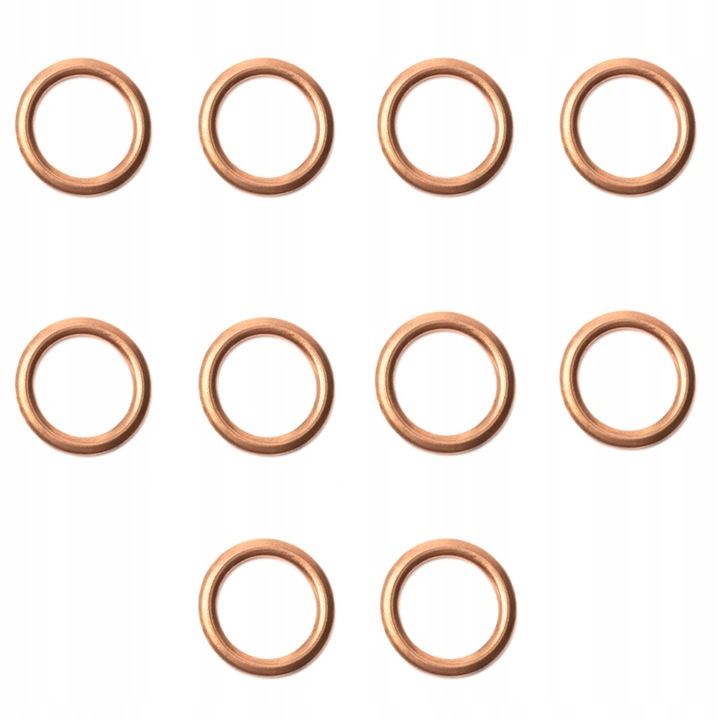 Комплект от 10 аксесоара за заключване, Elring, 7703062062, Съвместими със Citroen, Дебелина 2 мм, Вътрешен диаметър 16 мм, Външен диаметър 22 мм