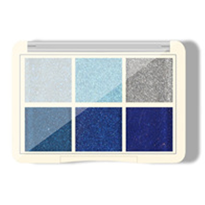 Set Pudra Unghii Efect Crom, Perlat, Multicolor, shape9