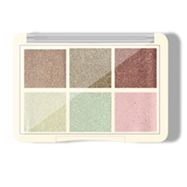 Set Pudra Unghii Efect Crom, Perlat, Multicolor, 6 Culori