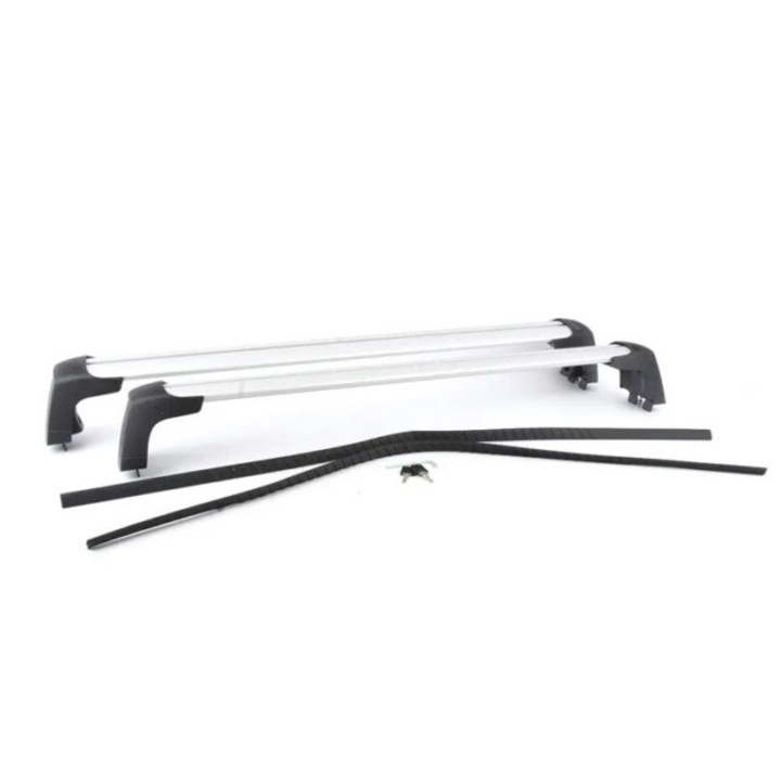 Csomagtartó alapgerendák, Mercedes-Benz, MERCEDES E-Class W213-hoz, Fekete/ezüst