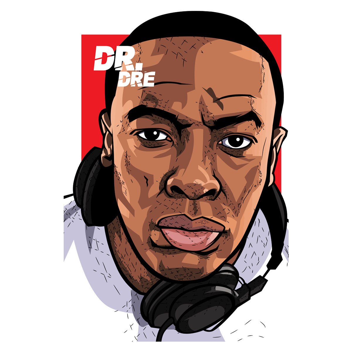 Sticker decorativ perete, Dr. Dre model 2, lungime 30 cm - eMAG.ro