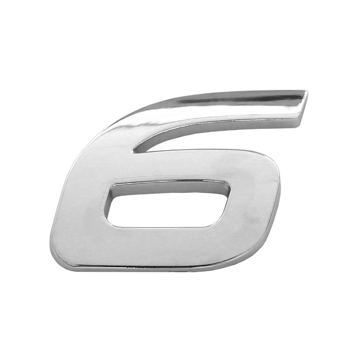 Украшение за кола 3D Mega Drive, фигура 6.26 mm, със специално лепило, хром