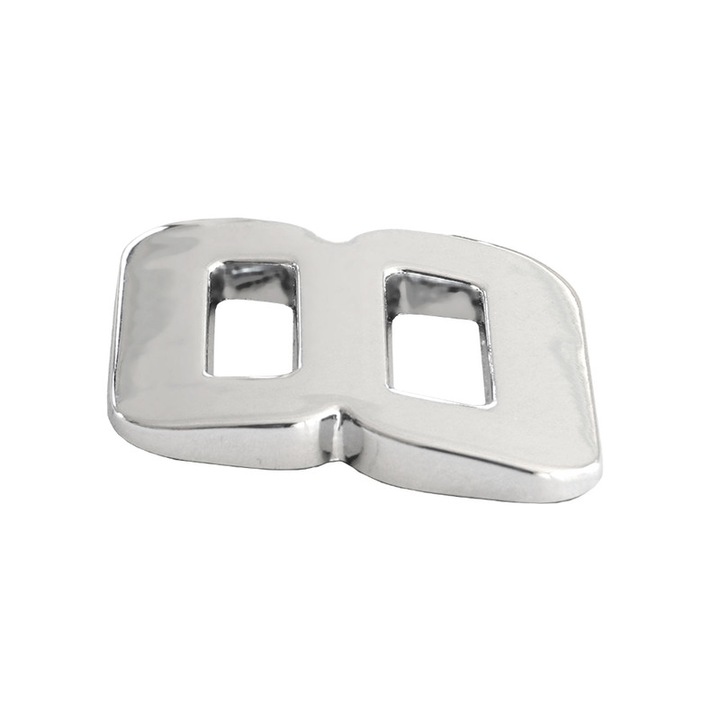 Украшение за кола 3D Mega Drive, номер 8.26 mm, със специално лепило, хром