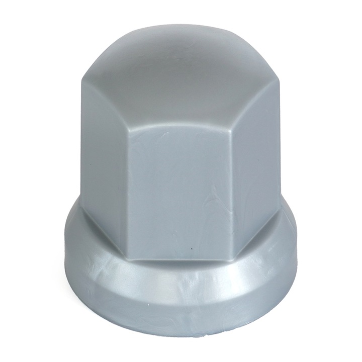 Set 10 Bucati Capac Plastic Pentru Prezon Roata 33 Mm Gri 54.5 Mm