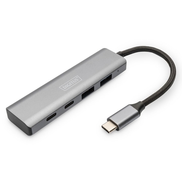 USB Hub Digitus USB 3.0 4-Port Aluminum (DA-70245)