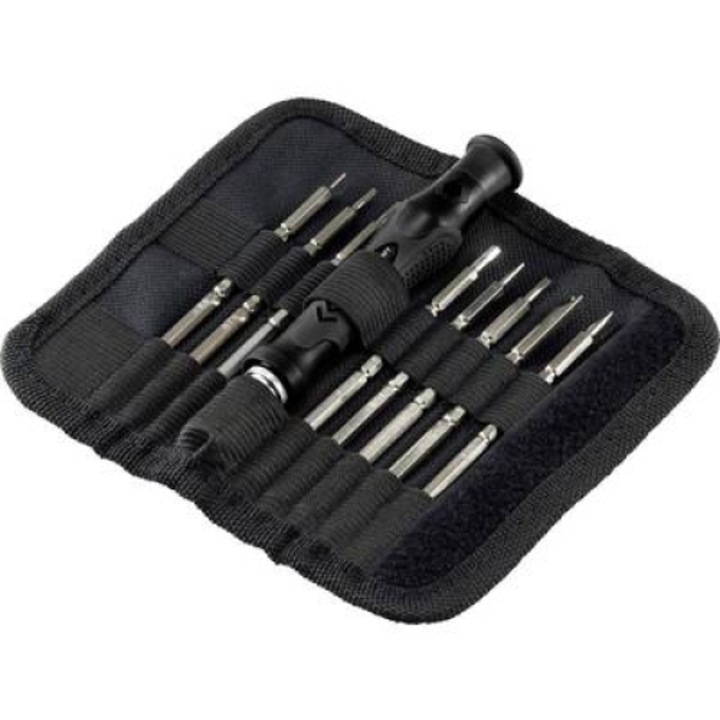 TOOLCRAFT Electronics and Fine Mechanics, Electrician, Workshop Bit Отвертка Cross Slot Phillips, външен T профил, прав слот, външен шестостен, Tri-Wing, (TO-6377922)