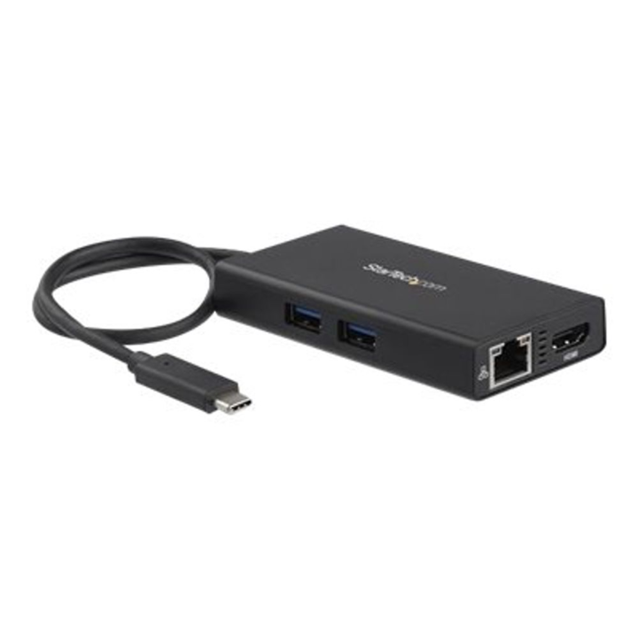USB 3.2 докинг станция и порт репликатор, Startech, Gen 1 (3.1 Gen 1) тип C, DKT30CHPD, черен