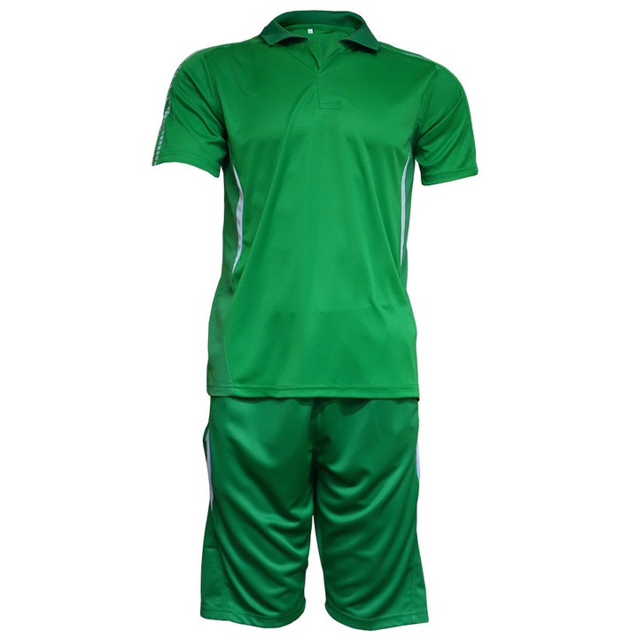 Комплект футболна фланелка и панталон, MAXIMA, Зелен, Зелен