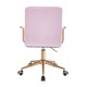 Scaun de birou, Votana, HR1015KP, Catifea, Baza Aurie, Mov