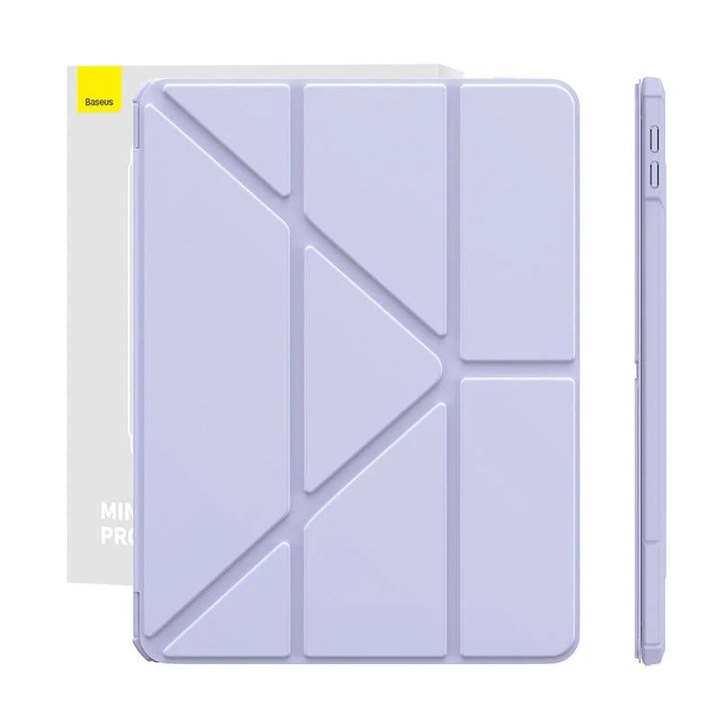 Husa de protectie pentru Apple Ipad 10.2", Baseus Minimalist, Violet