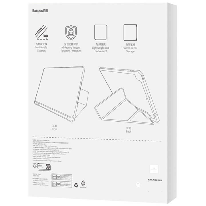 Husa de protectie Baseus Minimalist Series iPad 10,2" (neagra)