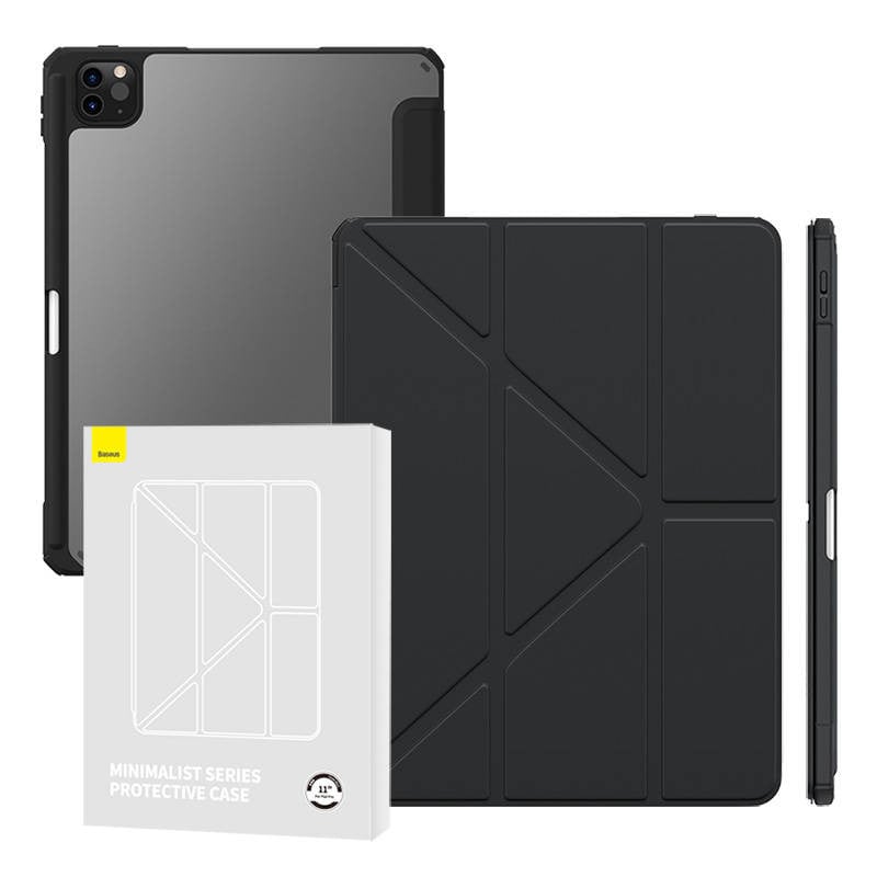 Husa de protectie Baseus Minimalist pentru iPad Pro (2018/2020/2021/2022) 11 inchi (negru)