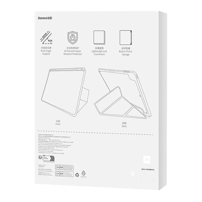 Husa de protectie pentru iPad Pro (2018/2020/2021/2022) 11 inchi (gri), Baseus