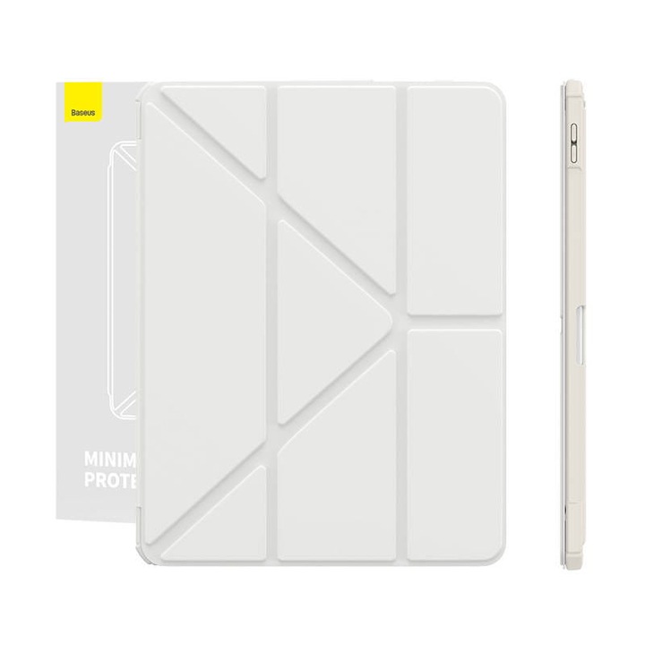 Husa de protectie minimalista pentru iPad Air 4/5, Baseus, 10.9 inchi, Alb