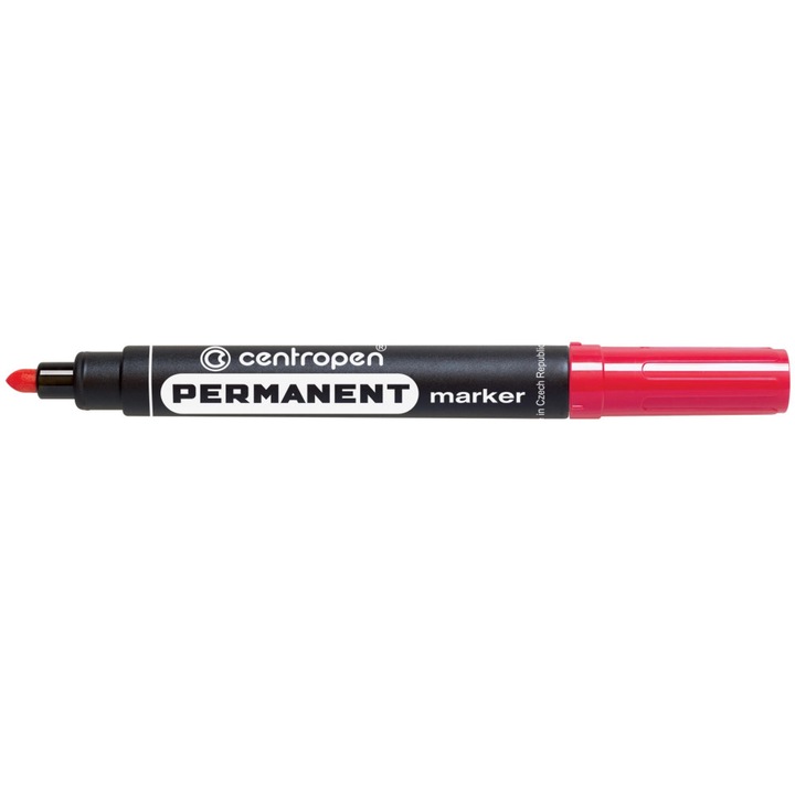 Перманентен маркер Centropen червен