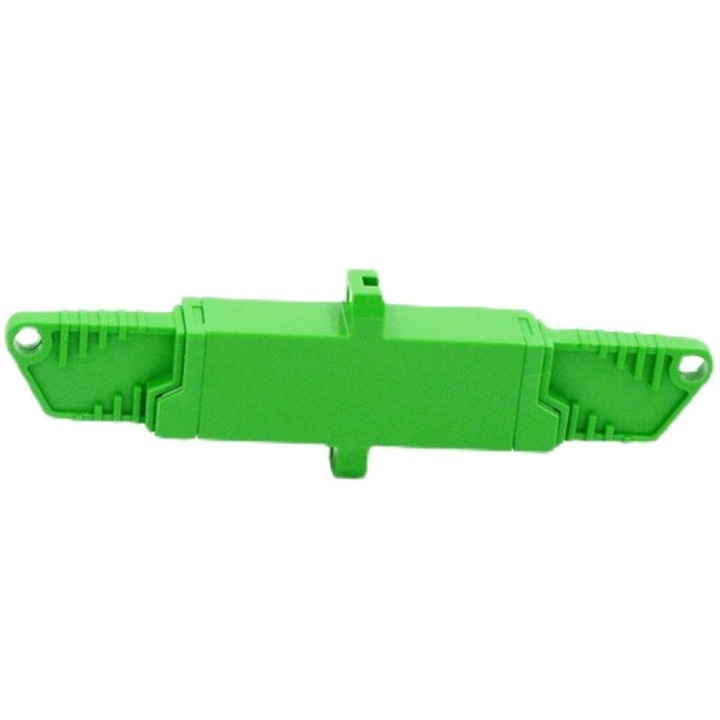 Adaptor conector de imbinare a cablului optic, E2000/APC, Verde