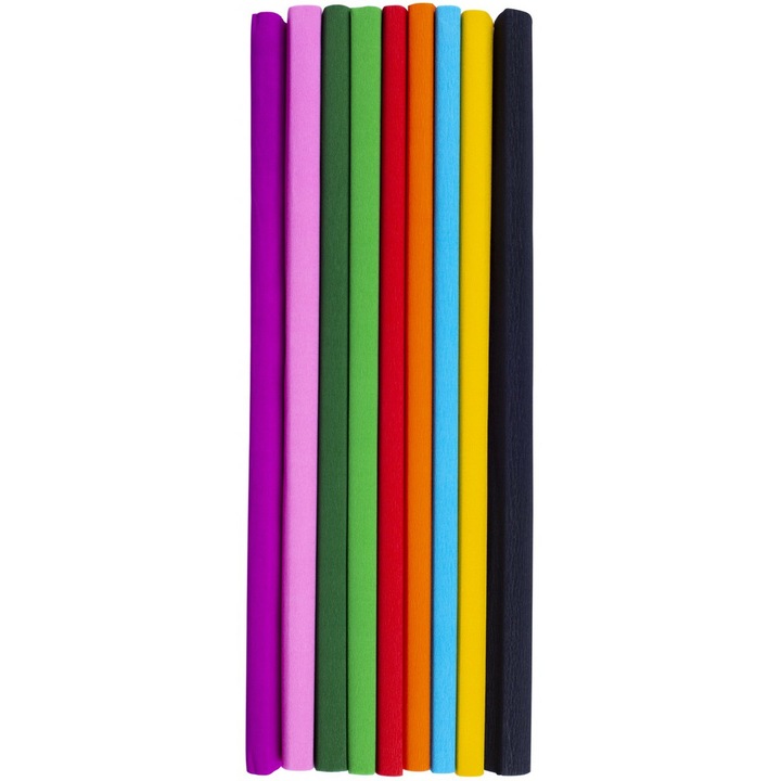 ASTRAPAP krepppapír készlet 50 x 200 cm, 10 db, Többszínű