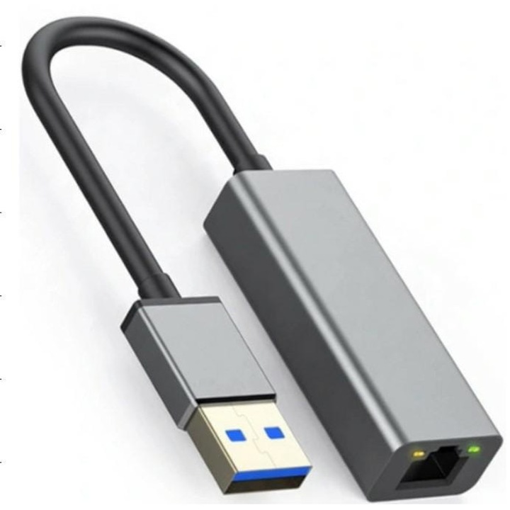 ZakupyTV адаптер, USB 3.0 към RJ45, сив