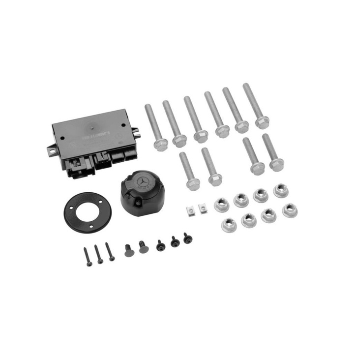 Vonóhorog szerelőkészlet, Mercedes-Benz, MERCEDES VITO Class V W447, ezüst/fekete