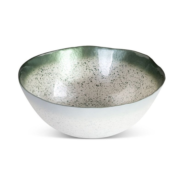 Bol, Eurofirany, Sticla, 22 x 23 x 9 cm, Verde