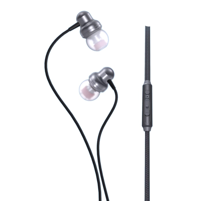 Casti cu microfon, SkyDolphin, SR02, Gri