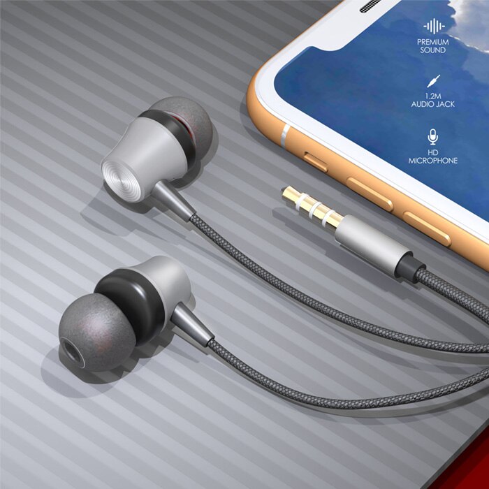 Casti cu microfon, SkyDolphin, SR03, Argintiu