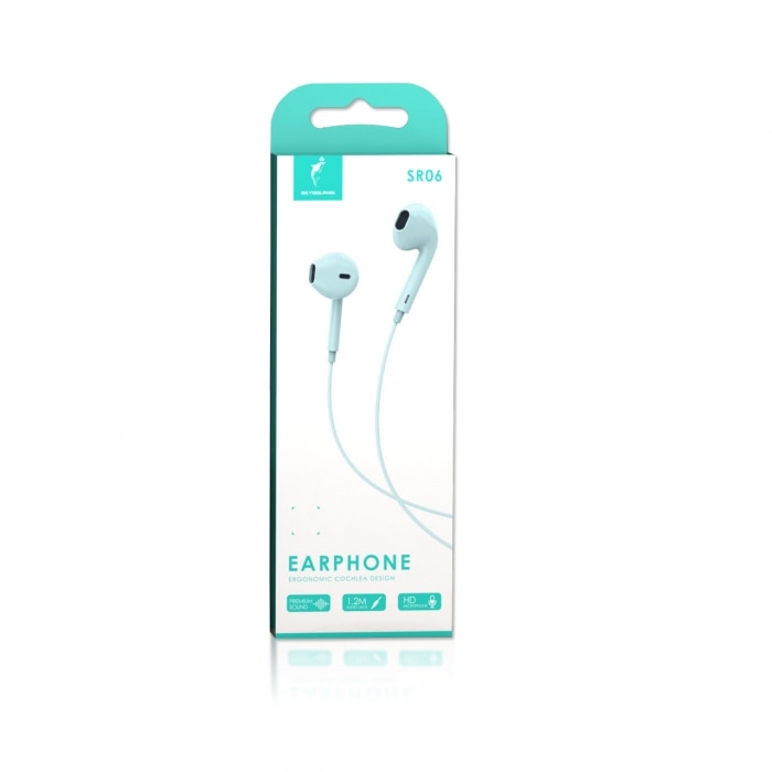 Casti cu microfon, SkyDolphin, SR06, Albastru