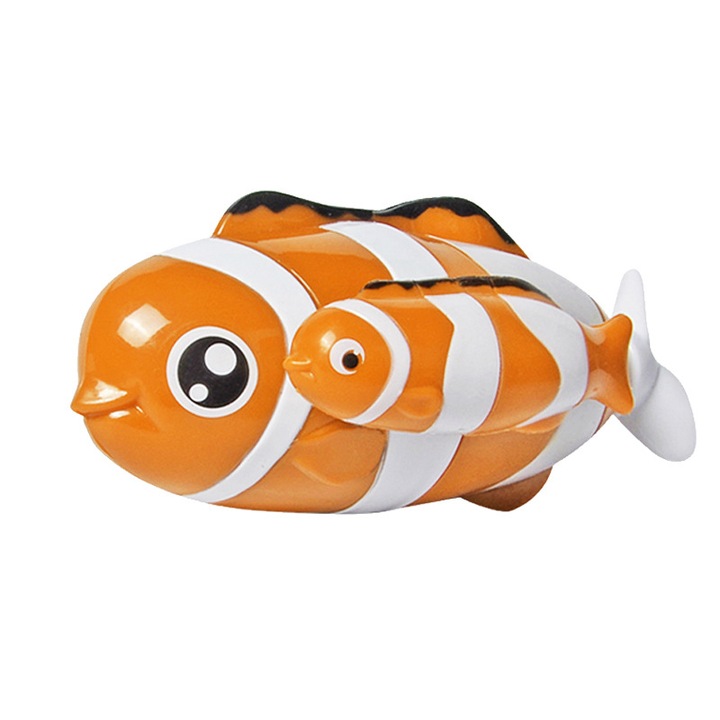 2 db-os fürdőjáték készlet gyerekeknek, Senmase, Műanyag, 4-6 éves korig, Narancs