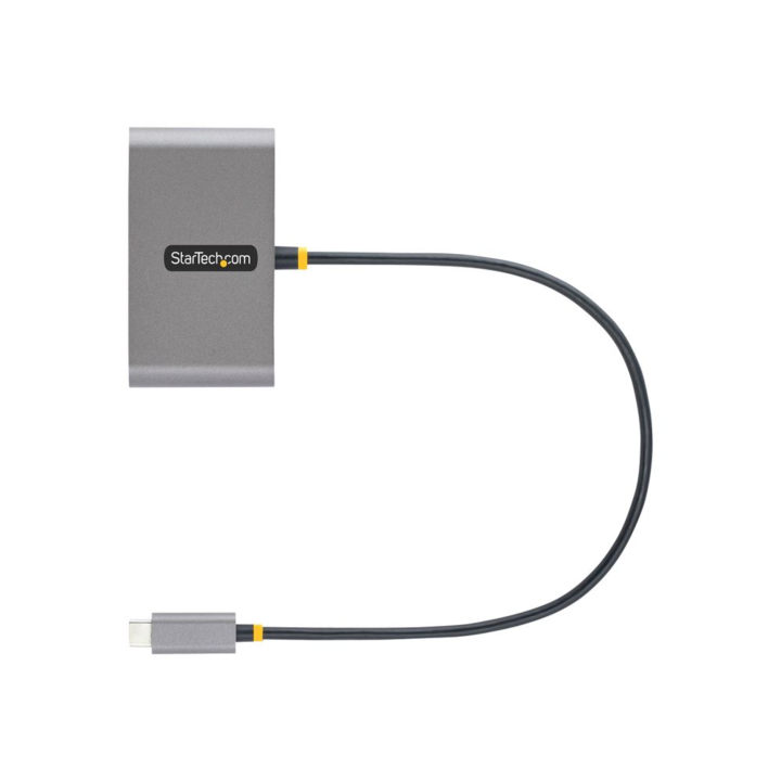 Хъб, StarTech, USB 3.2, 5000 Mbit/s, сив