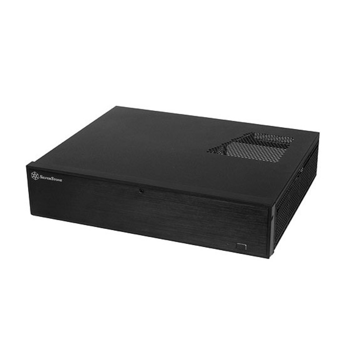 SilverStone SST-ML04B Milo HTPC Számítógépház - Fekete