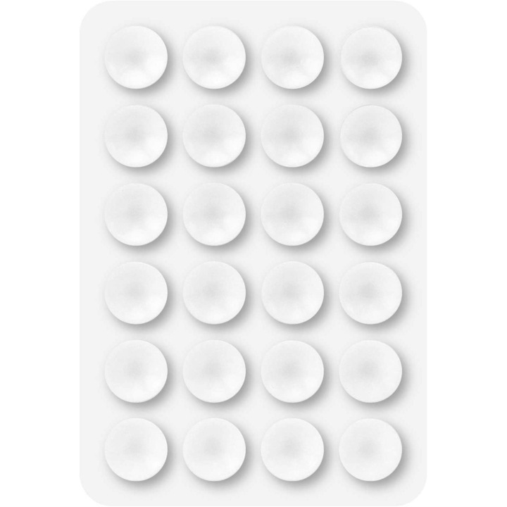 Tartó telefontokhoz szívás, Sillicon, iPhone és Android, Fehér