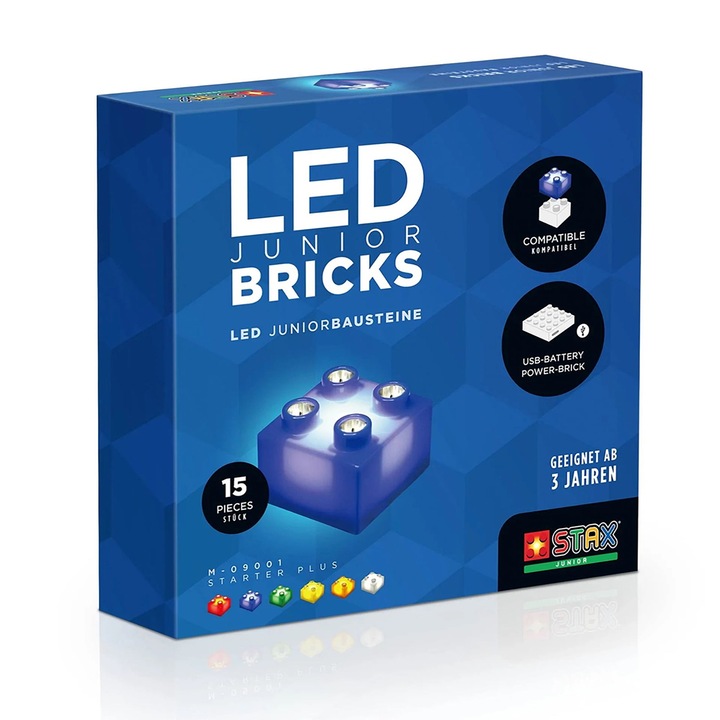 Конструктор с лампи Stax Junior (15 части)