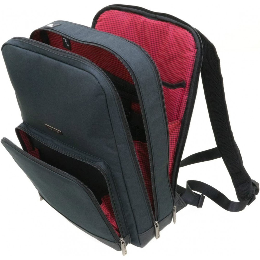 Rucsac barbati, compartiment laptop 17 inch Davidts Mood and Moov, negru, 45x34x23 cm