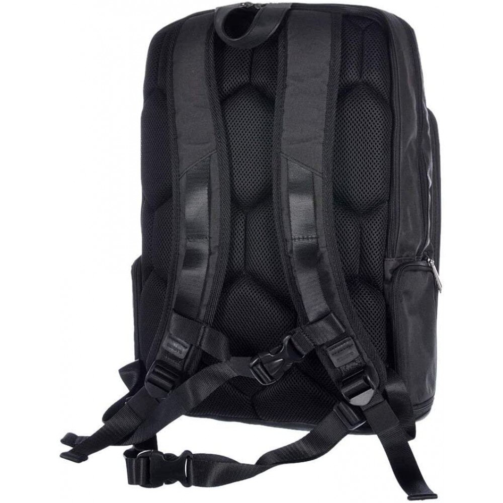 Rucsac barbati, compartiment laptop 17 inch Davidts Mood and Moov, negru, 45x34x23 cm