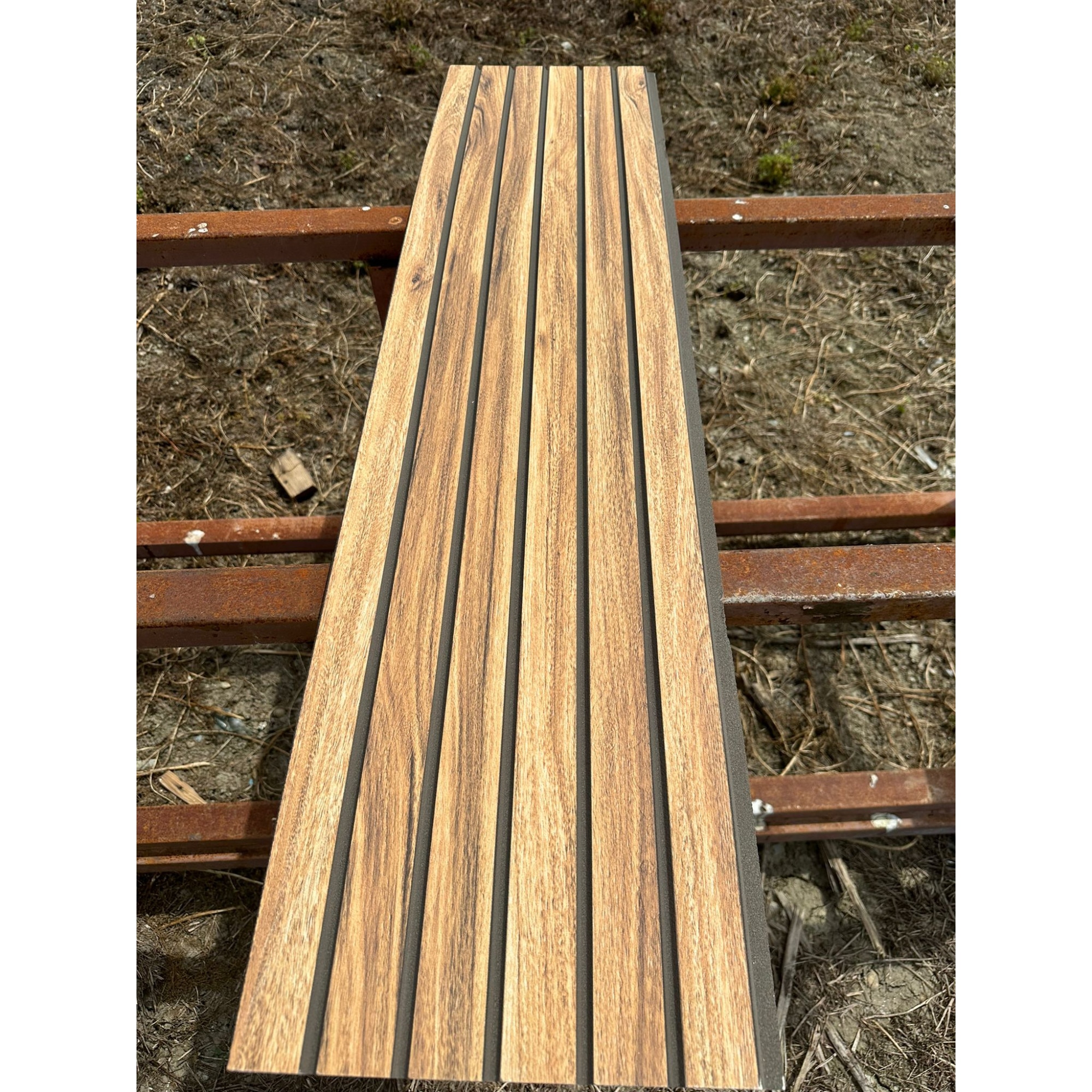 Декоративна чиния, полистирен, имитация на дърво, 120 x 30 x 2 см - eMAG.bg