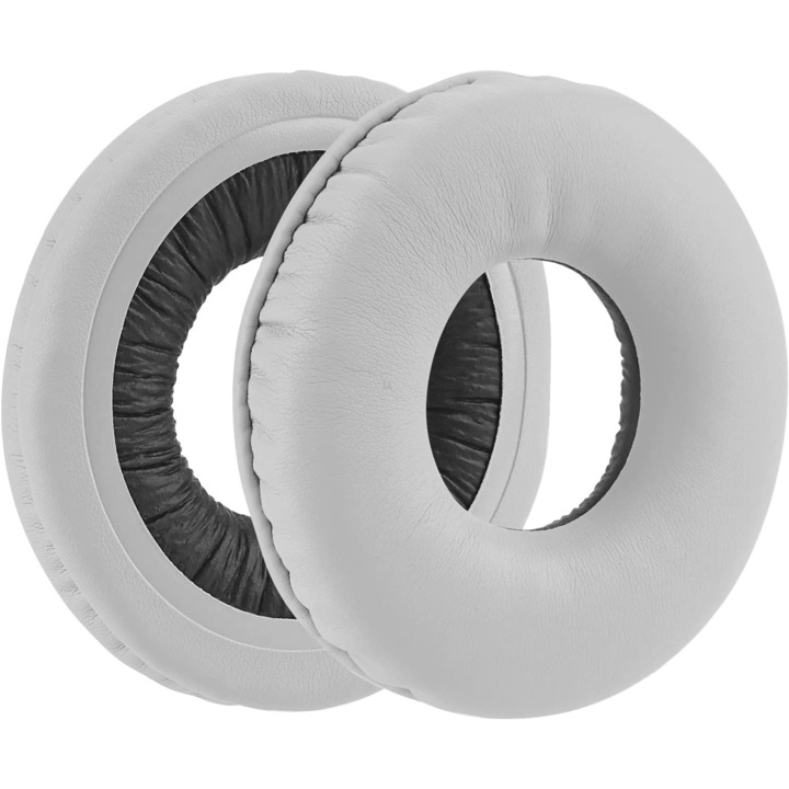 2 db szivacs készlet Sony MDR-V150 / V200 / V250 / V300 / V400 / ZX100 / ZX110 / ZX300 / ZX310 fejhallgatókhoz, Fülre helyezhető, Szürke, Ökológiai bőr
