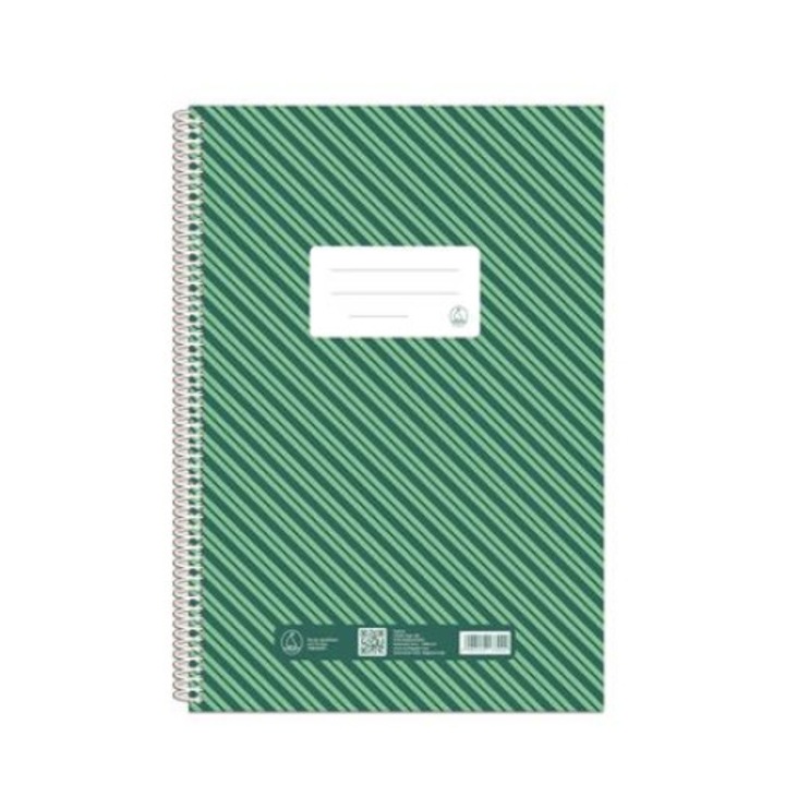 Fűzfői Novum sima A4 spirálfüzet, 70 lap