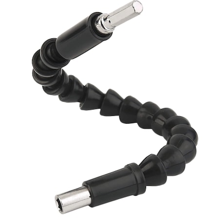 Prelungitor Flexibil pentru Bormasina sau Surubelnita, HEX, 29,5cm, Negru